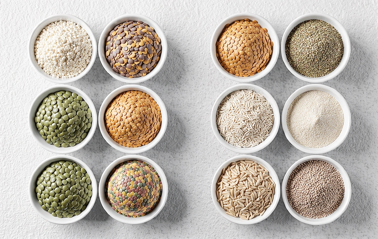 Zutaten für pflanzliche Küche